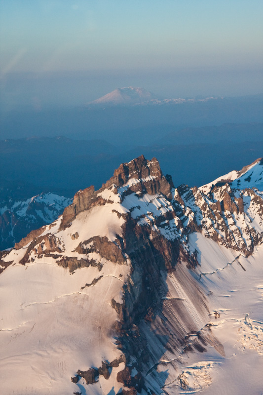 Little Tahoma And Mount Saint Helens